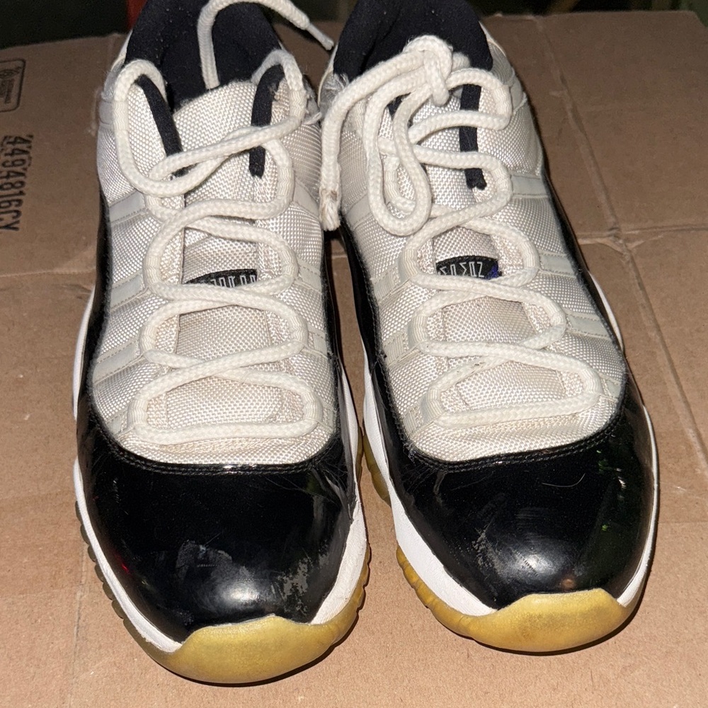 Black and White Jordan 11 concords